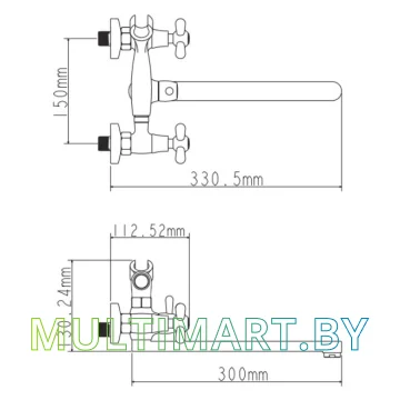 Смеситель Econoce EC0341 картинка 2